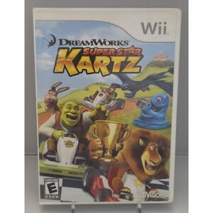 DreamWorks Super Star Kartz - Nintendo Wii - Case & Disc (No Manual) - Tested